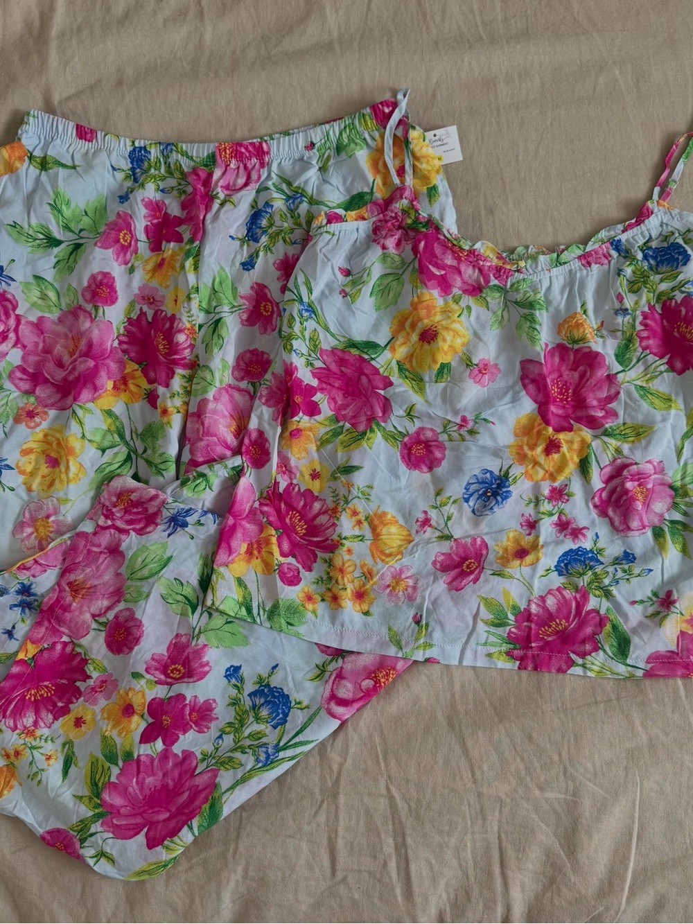 40winks Floral Pajama Capri Set
